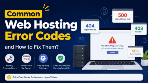 Common Web Hosting Error Codes and How to Fix Them