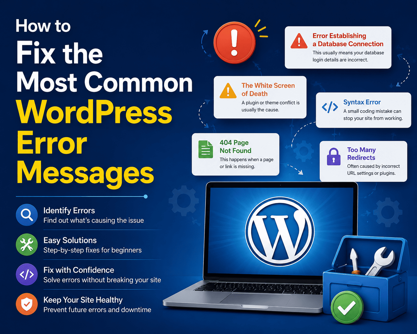 How to Fix the Most Common WordPress Error Messages