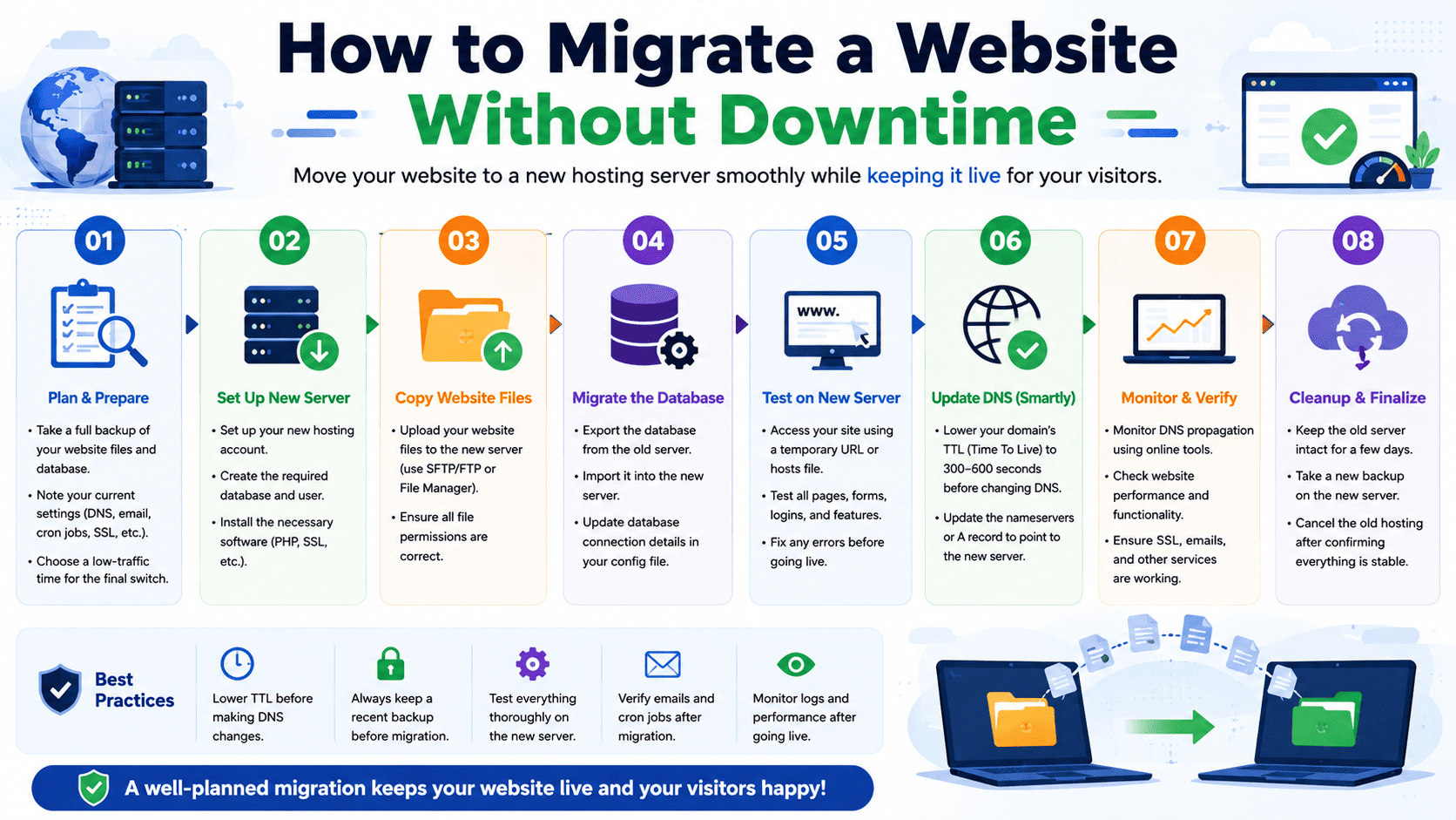 How to Migrate a Website Without Downtime