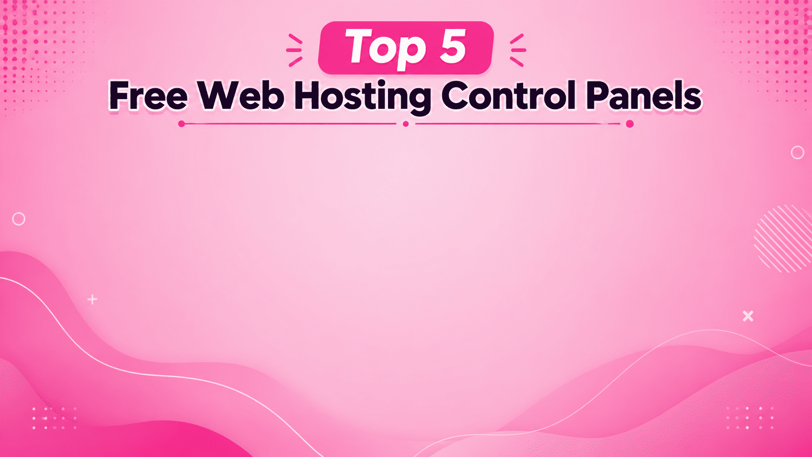 top 5 free web hosting control-panels