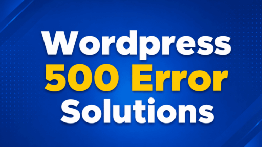 wordpress 500 error soutions